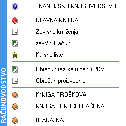 Računovodstvo (dvojno finansijsko knjigovodstvo)